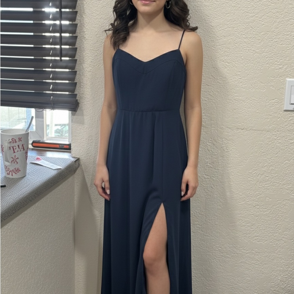 Abercrombie & Fitch Navy Strapless Dress
